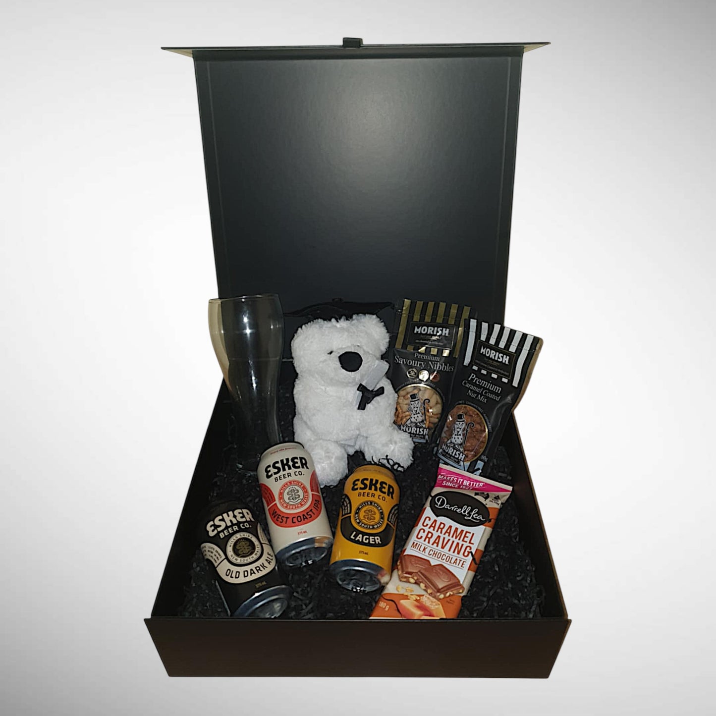 Graduation Celebration Hamper with Mixed Beers & Bear