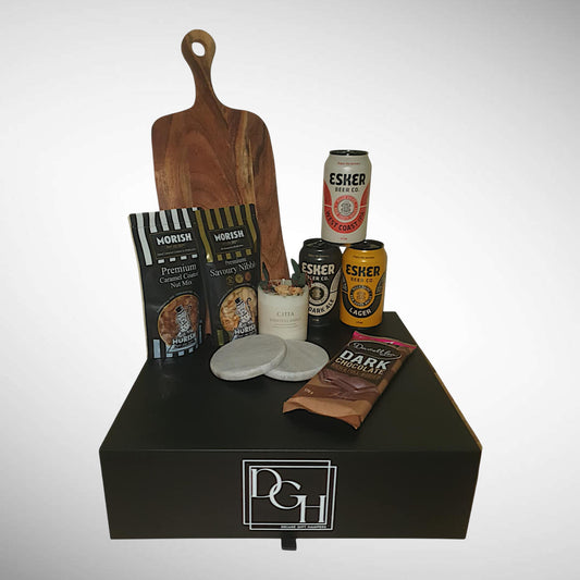 Settle In & Celebrate Beer and Treats Hamper