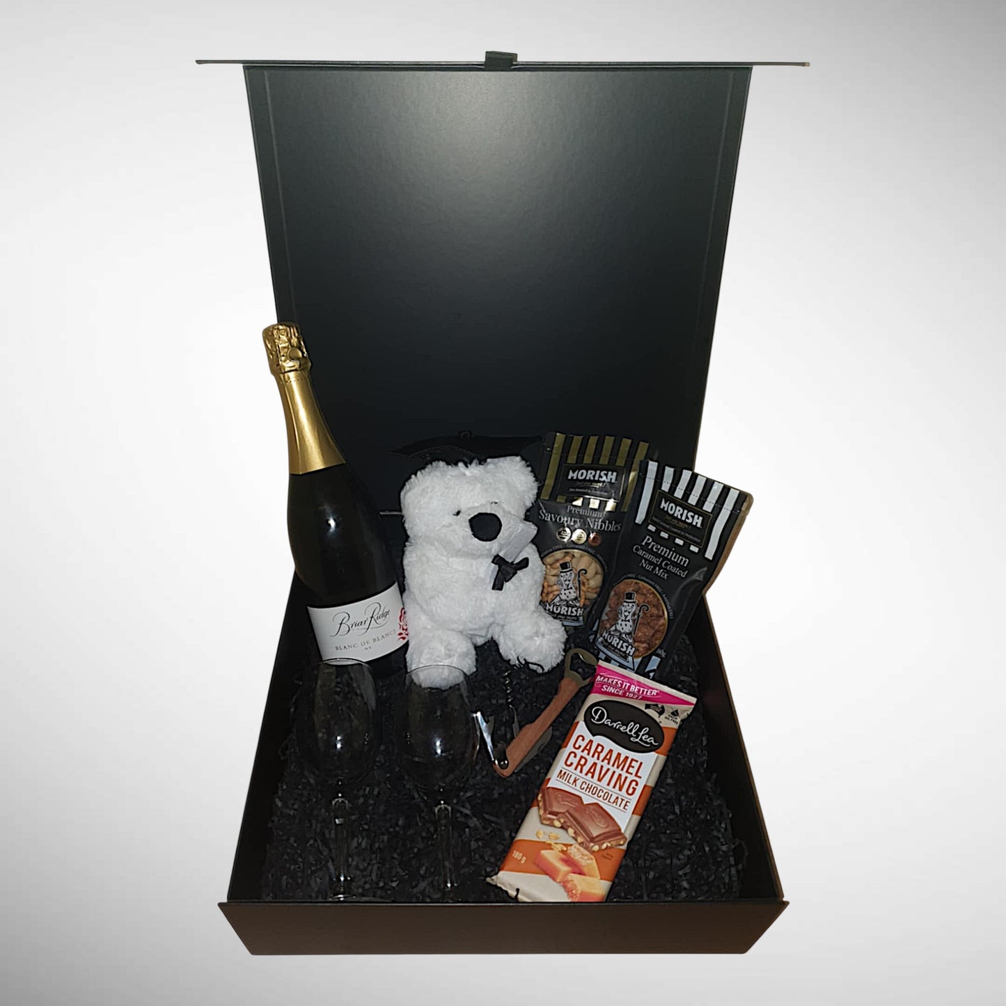 Graduation Celebration Hamper with Wine & Bear