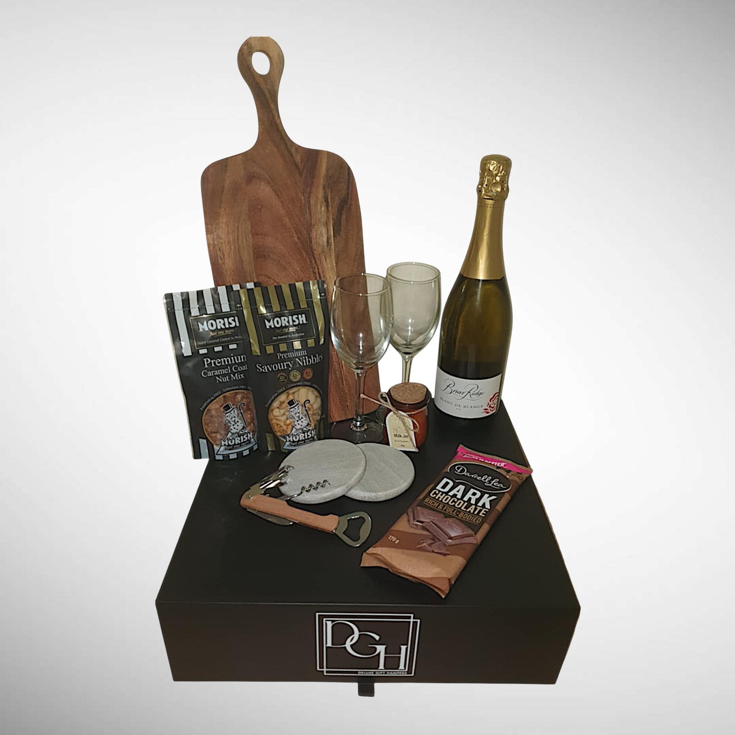 Settle In & Celebrate Wine and Treats Hamper