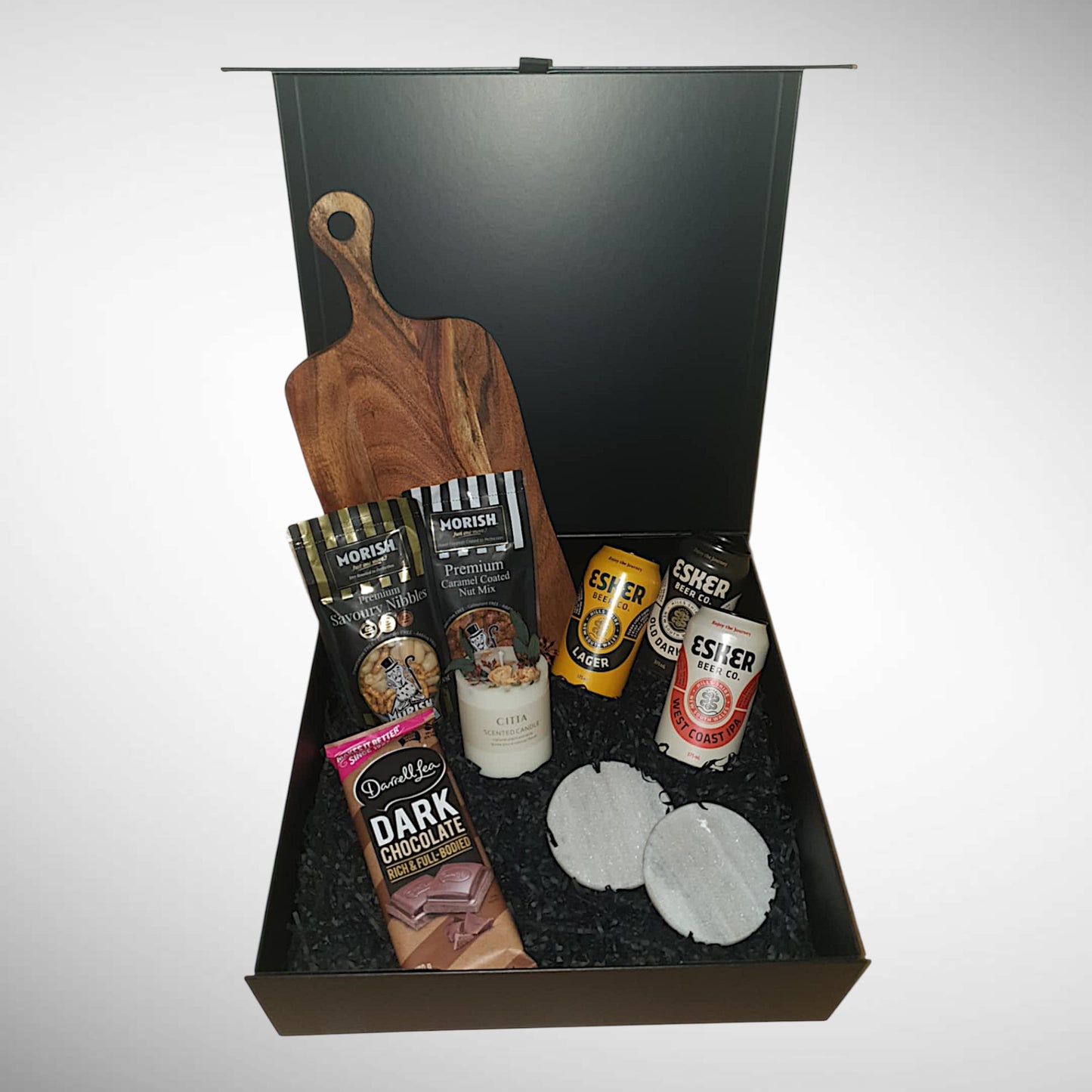Settle In & Celebrate Beer and Treats Hamper